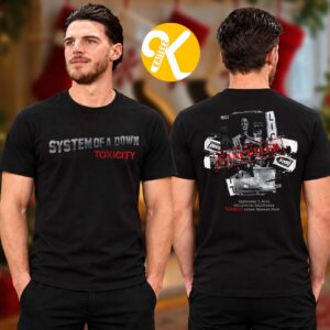 System Of A Down Merch Beyond The Streets Toxicity Album Release Party Two Sided Unisex T-Shirt