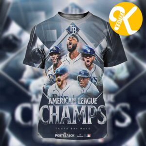 Tampa Bay Rays Are The Winner American League Champions 2026 All Over Print Shirt