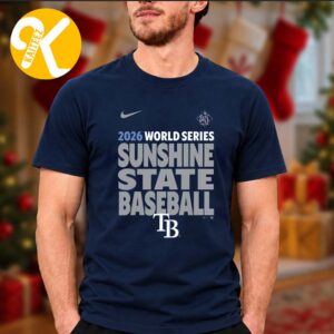 Tampa Bay Rays Merch 2026 World Series Nike Logo Navy Unisex T-Shirt