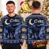 The Cure Pink Crescent Moon And Black Cat Ugly Christmas Sweater The Cure Pink Crescent Moon And Black Cat Ugly Christmas Sweater
