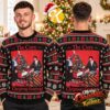 Mumford And Sons Band Portrait Black And Mint Ugly Christmas Sweater