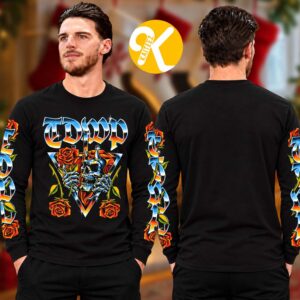 The Devil Wears Prada Merch Flowers Tour UK And EU 2026 Rose Chrome Unisex Longsleeve Shirt