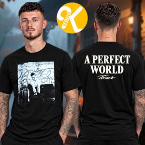 The Kid LAROI Merch A Perfect World UK EU Tour 2026 Vintage Photo Two Sided Unisex T-Shirt