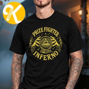 The Prize Fighter Inferno Merch At Neverender Festival 2026 All Seeing Eye Crystal Ball Unisex T-Shirt