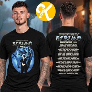 The Resident Eskimo Merch American Tour 2026 Tour Dates Two Sided Unisex T-Shirt