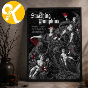 The Smashing Pumpkins Baltimore MD Event Poster At CFG Bank Arena In Baltimore MD On October 3 2026 Home Decor Poster Canvas