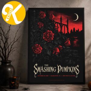 The Smashing Pumpkins Charlotte NC Event Poster At Spectrum Center In Charlotte NC On October 16 2026 Home Decor Poster Canvas