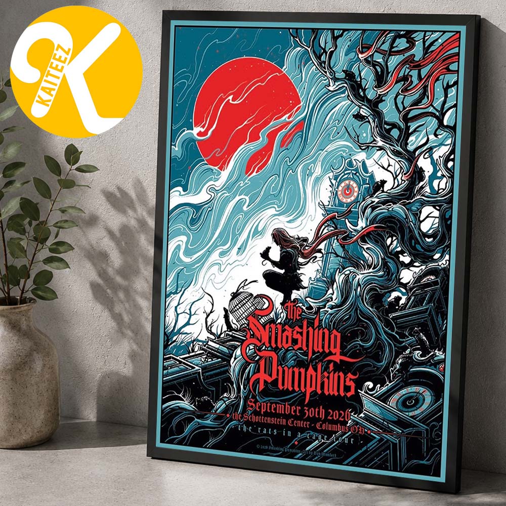 The Smashing Pumpkins Columbus OH Event Poster The Rats In A Cage Tour At The Schottenstein Center In Columbus OH On September 30 2026 Home Decor Poster Canvas The Smashing Pumpkins Columbus OH Event Poster The Rats In A Cage Tour At The Schottenstein Center In Columbus OH On September 30 2026 Home Decor Poster Canvas