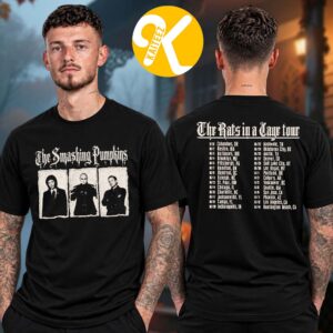 The Smashing Pumpkins Merch The Rast In A Cage Tour 2026 Photo Band Tour Dates Two Sided Unisex T-Shirt
