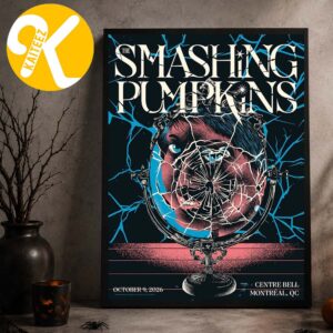 The Smashing Pumpkins Montreal QC Event Poster At Centre Bell In Montreal QC On October 9 2026 Home Decor Poster Canvas