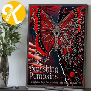 The Smashing Pumpkins Nashville TN Event Poster At The Truth In Nashville TN On October 22 2026 Home Decor Poster Canvas