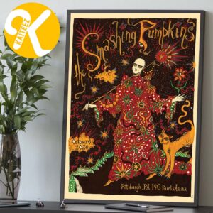 The Smashing Pumpkins Pittsburgh PA Event Poster At PPG Paints Arena In Pittsburgh PA On October 6 2026 Home Decor Poster Canvas