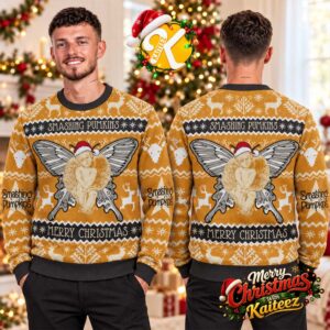 The Smashing Pumpkins Santa Hat Butterfly Fairy Mustard Ugly Christmas Sweater