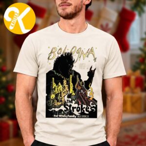The Strokes Bologna Italy Event Poster At Unipol Arena In Bologna IT On October 17 2026 Unisex T-Shirt