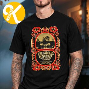 The Strokes Queens New York Event Tee At Flushing Meadows Corona Park In Queens New York On October 2 2026 Unisphere Floral Unisex T-Shirt