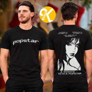 Tinashe Merch Exclusive Event Tee 3 Nights With A Popstar Tour Dates Two Sided Unisex T-Shirt