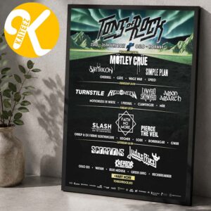 Tons Of Rock Festival 2027 In Oslo Norway On June 23-26 2027 Line Up Home Decor Poster Canvas