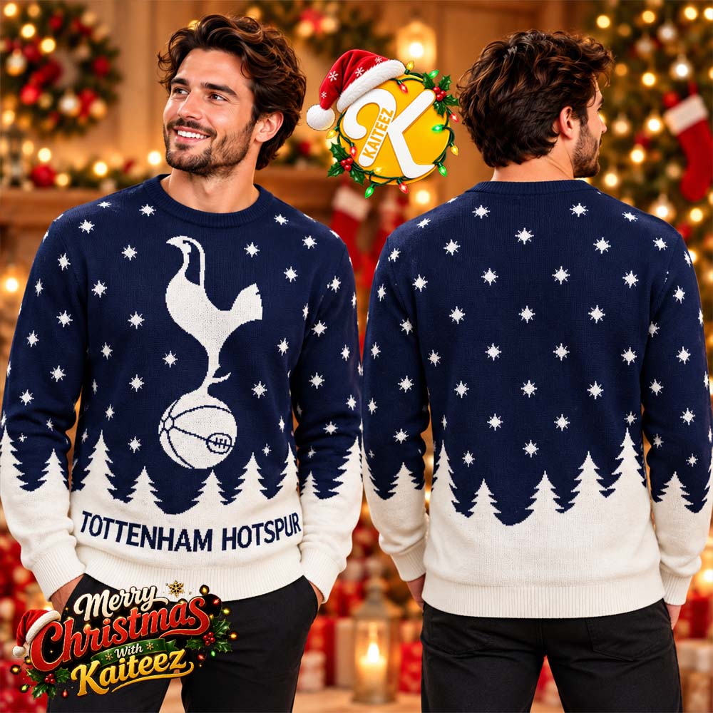 Tottenham Hotspur Spurs Knitted Christmas Ugly Sweater Tottenham Hotspur Spurs Knitted Christmas Ugly Sweater