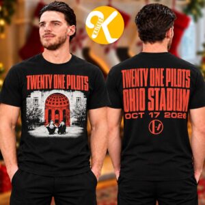 Twenty One Pilots Merch Exclusive Tee At Ohio Stadium In Columbus OH On October 17 2026 Two Sided Unisex T-Shirt