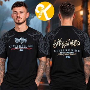 Twin Tribes Merch Sick New World Texas 2026 At Texas Motor Speedway In Fort Worth TX On October 24 2026 Civil Regime RFC Forever Unisex T-Shirt