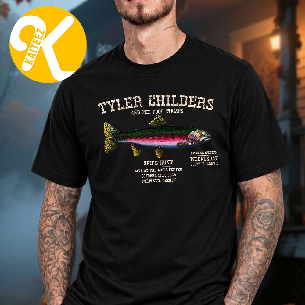 Tyler Childers Portland Oregon Event Poster Live At The Moda Center In Portland Oregon On October 3 2026 Unisex T-Shirt Tyler Childers Portland Oregon Event Poster Live At The Moda Center In Portland Oregon On October 3 2026 Unisex T-Shirt