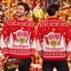 VfB Stuttgart Green Reindeer Mascot Snowflake Ugly Christmas Sweater