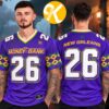 WWE Money In The Bank 2026 Merch ProSphere Purple Football Jersey
