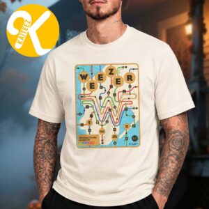Weezer Brooklyn NY Event Poster At Barclays Center In Brooklyn NY On September 30 2026 Unisex T-Shirt