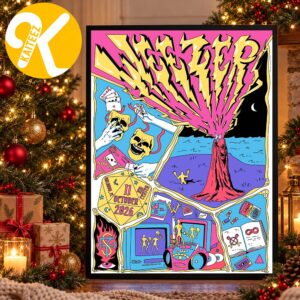 Weezer Orlando FL Event Poster At Kia Center In Orlando FL On October 11 2026 Home Decor Poster Canvas