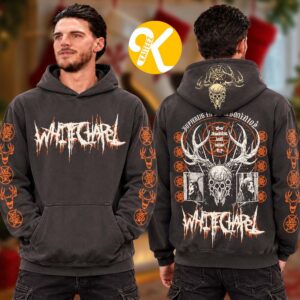 Whitechapel Merch Australia Tour 2026 Flaming Cult Unisex Hoodie