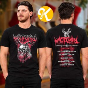 Whitechapel Merch Australia Tour 2026 Tour Dates Two Sided Unisex T-Shirt