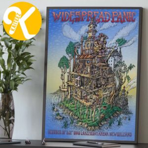 Widespread Panic Halloween Merch Event Poster By David Welker At UNO Lakefront Arena In New Orleans LA On October 30 31 2026 Home Decor Poster Canvas