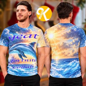 Yeat x Fortnite Merch Collection Dolphin All Over Print Shirt