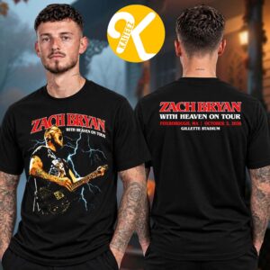 Zach Bryan Foxborough MA Event Tee At Gillette Stadium In Foxborough MA On October 2 2026 Two Sided Unisex T-Shirt